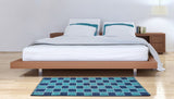 loomkart Blue Polyester Runner