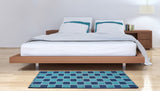 loomkart Blue Polyester Runner