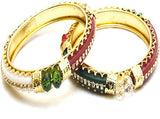 Glamour Gold Alloy Bangle Set