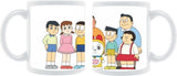Doraemon Gift Family Ceramic Coffee Mug Multicolour Mug - 325 ml