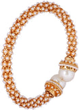Nakashi Alloy Yellow Gold Bracelet