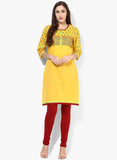 RETAIL SHOP INDIA Printed Girl's Straight Kurta