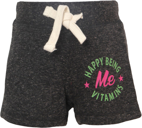 Vitamins Graphic Print Baby Girl's Basic Shorts