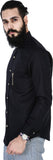 Mr Button Men's Solid Casual Linen Shirt