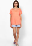 Vero Moda Casual Short Sleeve Solid Women's Top