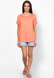 Vero Moda Casual Short Sleeve Solid Women's Top