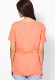 Vero Moda Casual Short Sleeve Solid Women's Top