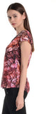 Kazo Casual Short Sleeve Printed Women's Top