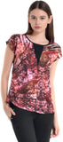 Kazo Casual Short Sleeve Printed Women's Top