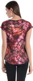 Kazo Casual Short Sleeve Printed Women's Top