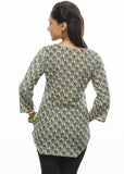 Moda Vastra Casual 3/4 Sleeve Graphic Print Women's Top