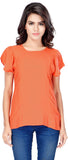 SFDS Casual, Formal, Party Short Sleeve Solid Women's Top