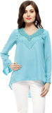 Stylestone Casual, Formal, Lounge Wear, Beach Wear, Party Full Sleeve Solid Women's Top