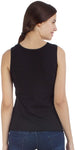 Veakupia Casual Sleeveless Solid Women's Top