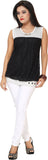 Kairaa Casual Sleeveless Embellished Women's Top