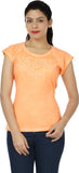 Instinct Casual Short Sleeve Solid Women's Top