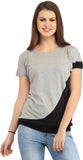 Cation Casual Short Sleeve Solid Women's Top