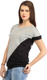 Cation Casual Short Sleeve Solid Women's Top