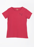 Puma Casual Short Sleeve Solid Women's Top