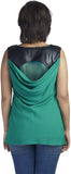Soie Casual, Festive, Formal, Lounge Wear, Party Sleeveless Embellished, Solid Women's Top