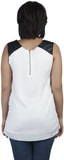 Soie Casual, Festive, Formal, Lounge Wear, Party Sleeveless Solid Women's Top