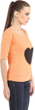 Cation Casual Short Sleeve, 3/4 Sleeve Solid Women's Top