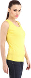 Cation Casual Sleeveless Solid Women's Top