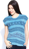 Wrangler Casual Short Sleeve Printed Women's Top