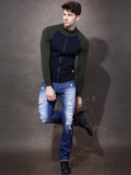 Roadster Men's Zipper Solid Cardigan