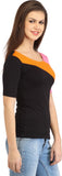 Cation Casual 3/4 Sleeve Solid Women's Top