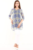 Mustard Graphic Print Women's Tunic