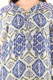 Mustard Graphic Print Women's Tunic