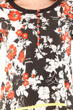 Mustard Floral Print Women's Tunic