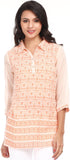 Mustard Printed Women's Tunic