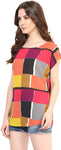 Abiti Bella Casual Short Sleeve Printed Women's Top
