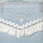 Alpha Lady Embroidered Women's Gathered Skirt