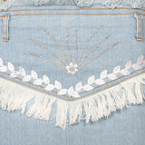 Alpha Lady Embroidered Women's Gathered Skirt