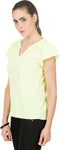Alibi Casual Short Sleeve Solid Women's Top