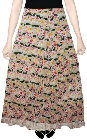 AS42 Floral Print Women's Regular Skirt