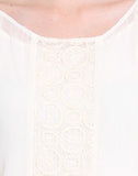 Albely Casual Short Sleeve Solid Women's Top