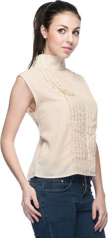 Aaliya Casual Sleeveless Solid Women's Top