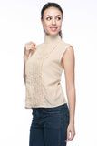 Aaliya Casual Sleeveless Solid Women's Top