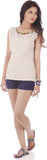 R Factor Casual Sleeveless Geometric Print Women's Top