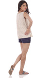 R Factor Casual Sleeveless Geometric Print Women's Top