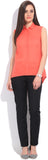 Allen Solly Casual Sleeveless Solid Women's Top