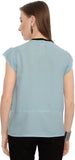Allen Solly Casual Short Sleeve Solid Women's Top