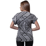 Varanga Casual Short Sleeve Printed Women's Top