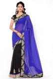 SATYA SITA Embriodered Bollywood Georgette Sari