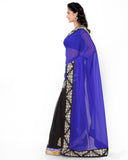 SATYA SITA Embriodered Bollywood Georgette Sari