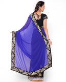 SATYA SITA Embriodered Bollywood Georgette Sari